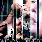 Fourth pic of SexPreviews - London River curly blonde is bound exposed for toying and spanking