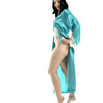 First pic of Nora Rose Silk Robe Seduction Nude Muse - Curvy Erotic