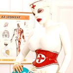 Third pic of Look at DDF Network, Super curvy latex women go wild and crazy in the clinic
