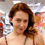 Second pic of Kelsey Berneray Flashing Tits in the Supermarket