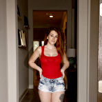 Second pic of Corbett Fills Busty Curvy Redhead