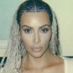 First pic of Kim Kardashian sexy, see through & topless