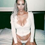 Second pic of Kim Kardashian sexy, see through & topless