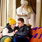 First pic of Lara De Santis and Jenny Manson heat up the cold winter cabin with a hot threesome