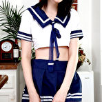 Fourth pic of Ivy Aura in Ivy Aura in coeds in uniforms