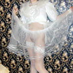 Second pic of Absolutely vicious bride lifts her wedding-dress and stuffs her horny slit with a toy (preview pictures)
