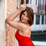 First pic of Carolina Firenze in a Red Dress
