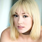 Second pic of Lily Labeau Frisky Blonde in Black Pantyhose