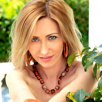 First pic of Blue-eyed blond-haired seductress posing in a luxurious mansion - aMetart.com