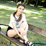 First pic of Mila Azul Strips Naked in the Park