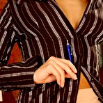 Fourth pic of Eve Angel in Office overwork
