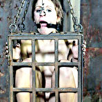 First pic of SexPreviews - Sophie Ryan is bound and put in a cage for toying on her naked body
