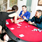 Second pic of Poker Game Turns to Foursome with Avi Love