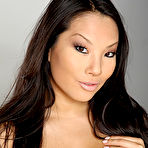 First pic of Asa Akira spreads her Asian legs and finger bangs herself!