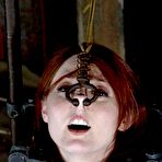 Second pic of SexPreviews - Kendra James busty is metal bound in dungeon with legs in spread