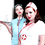First pic of SHARKYS free red clinic fetish photoset with kinky nurses