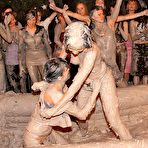 Second pic of Angelina Sweet fights in the mud at the all girl party losing her clothes
