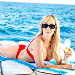 First pic of Brandi Love conquers a huge black cock on high seas