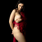 Second pic of Nora Rose Just A Scarf Nude Muse - Cherry Nudes