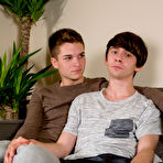 First pic of Gay twink Caleb Gray and Taylor Coleman set Bookworm