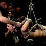 Fourth pic of Bound Bobbi Brixton gets tortured by Princess Donna Dolore and fucked by master