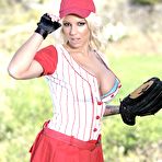 First pic of Lylith Lavey and Kagney screw cock while playing baseball (Brazzers - 16 Pictures)
