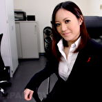 First pic of   Horny Ritsuko Tachibana satisfies herself at the office | JapanHDV