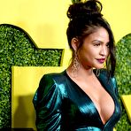 Second pic of Cassie Ventura showed off her cleavage at the 2018 GQ Men Of The Year Party in Beverly Hills - AZNude