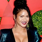 Fourth pic of Cassie Ventura showed off her cleavage at the 2018 GQ Men Of The Year Party in Beverly Hills - AZNude