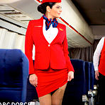 First pic of Mariska X sexy stewardess fucks a crew member in the airplane