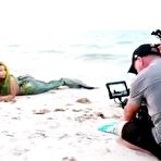 First pic of Nicki Minaj Topless Posing As A Dirty Mermaid  - AZNude