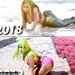 Third pic of Nicki Minaj Topless Posing As A Dirty Mermaid  - AZNude