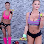 First pic of Anne Wild, Emily Clark & Foxxi Black - Fitness Rooms