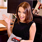 First pic of Mia Ferrari Footjob in the Office