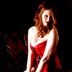 Second pic of Chloe B Red Corset Vixen Abby Winters - Cherry Nudes