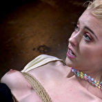 Second pic of SexPreviews - Chloe Cherry petite blonde is bound in rope and clamped getting fucked by maledom Seth Gamble