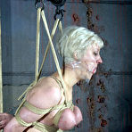 Third pic of SexPreviews - Cherry Torn busty blonde is rope tied for spanking by lezdoms