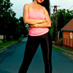 Second pic of Desyra Noir Pink Top and Leggings
