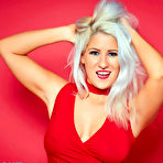 Fourth pic of Lu Elissa Red Explosion Skin Tight Glamour - Curvy Erotic