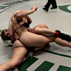 First pic of Naked sexy bodied wrestlers Ariel X and Dia Zerva roll all over looking for victory