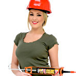 First pic of Jodie Gasson Busty Construction PinupWOW - Curvy Erotic