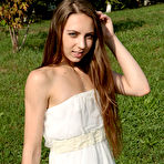 Second pic of Valery Leche sensually strips in the backyard as she bares her nubile body. - Hotnudegf.com