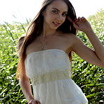 Third pic of Valery Leche sensually strips in the backyard as she bares her nubile body. - Hotnudegf.com
