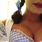 Second pic of Demi Lovato's Fat Tits As Dorthy For Halloween