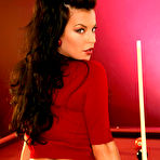 Second pic of Nancy Erminia Pool Table Pinup for Pinupfiles - FoxHQ