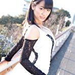First pic of Sex Av Idols - Busty asian Hana Haruna posing outside her natural big breasts!