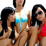 Fourth pic of Asian Lesbian Girl Beach Day