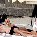 Second pic of Jessica Aidi Nip Slip in Ibiza - Scandal Planet