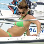 First pic of Coleen Rooney in green bikini on a beach