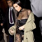First pic of Kim Kardashian attending the Balenciaga show in Paris